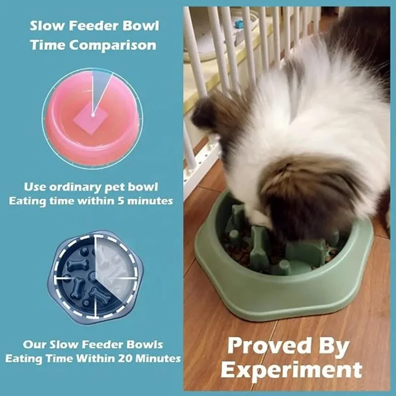 Slow Feeder Dog Bowl Non Slip  - Royal Canin Food Medium 评论和价格