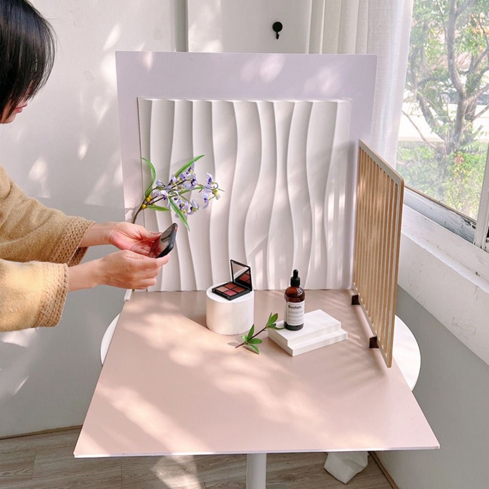 White 3D Wall Panel 50*50cm Em - Pvc Panel Background 评论和价格
